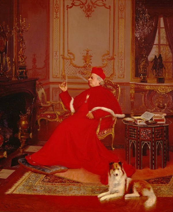 A quiet smoke by Georges Croegaert